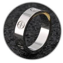 Load image into Gallery viewer, Screw Rings For Women Accessories Stainless Steel Men Jewelry Couple Engagement Rose Gold Female Crystal Finger Wedding Ring