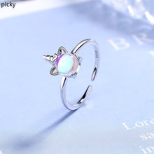 Load image into Gallery viewer, 2019 New Arrival Mood Unicorn Rings for Women Fashion Adjustable Elegant Rings Female Wedding Jewerly Accessories Party Gifts