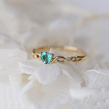 Load image into Gallery viewer, USTAR Heart CZ crystals Midi Rings for Women Fashion Jewelry gold/silver Wedding engagement rings female Bague Mujer Accessories