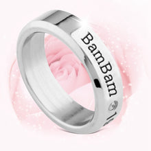 Load image into Gallery viewer, GOT7 Fly Hard Carry JB MARK JR Album Ring Letter Print Jewelry Rings Accessories for Men And Women Female Male Boy Girl Ring