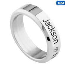 Load image into Gallery viewer, GOT7 Fly Hard Carry JB MARK JR Album Ring Letter Print Jewelry Rings Accessories for Men And Women Female Male Boy Girl Ring