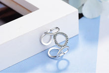 Load image into Gallery viewer, TJP New Arrival Rose Gold Female Lady Finger Rings Jewelry Top Quality 925 Silver Rings For Women Wedding Engagement Accessories
