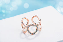 Load image into Gallery viewer, TJP New Arrival Rose Gold Female Lady Finger Rings Jewelry Top Quality 925 Silver Rings For Women Wedding Engagement Accessories