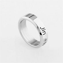 Load image into Gallery viewer, Kpop  Ring Stainless Steel JHOPE Finger Rings Jewelry Rings Accessories for Men Women Female Bangtan Boys Jewelry
