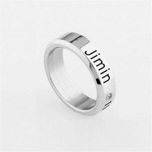 Load image into Gallery viewer, Kpop  Ring Stainless Steel JHOPE Finger Rings Jewelry Rings Accessories for Men Women Female Bangtan Boys Jewelry
