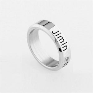 Kpop  Ring Stainless Steel JHOPE Finger Rings Jewelry Rings Accessories for Men Women Female Bangtan Boys Jewelry