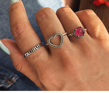 Load image into Gallery viewer, Hot Sale Women Ocean Star Moon Joint 13 Piece Set Ring Jewelry Retro Opal Crown Zircon Rings Fashion Female Accessories
