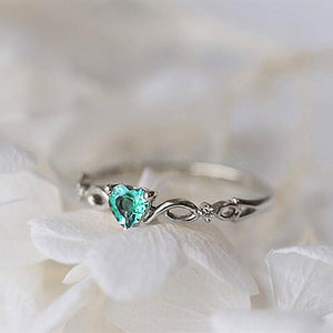 USTAR Heart CZ crystals Midi Rings for Women Fashion Jewelry gold/silver Wedding engagement rings female Bague Mujer Accessories