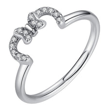 Load image into Gallery viewer, BELAWANG 100% 925 Sterling Silver Ring Mickey Finger Ring for Women Sterling Silver Jewelry Gift Female engaged Ring
