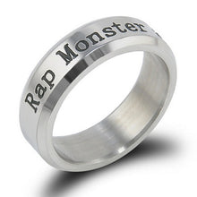 Load image into Gallery viewer, Kpop  Ring Stainless Steel JHOPE Finger Rings Jewelry Rings Accessories for Men Women Female Bangtan Boys Jewelry
