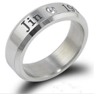 Kpop  Ring Stainless Steel JHOPE Finger Rings Jewelry Rings Accessories for Men Women Female Bangtan Boys Jewelry
