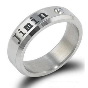 Kpop  Ring Stainless Steel JHOPE Finger Rings Jewelry Rings Accessories for Men Women Female Bangtan Boys Jewelry