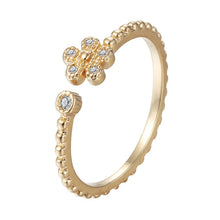 Load image into Gallery viewer, 3pcs/lot Handmade Flower Zircon Finger Toe Ring Female Birthday Gift Wedding Statement Jewelry Accessories Women Rings
