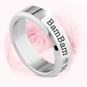 GOT7 Fly Hard Carry JB MARK JR Album Ring Letter Print Jewelry Rings Accessories for Men And Women Female Male Boy Girl Ring