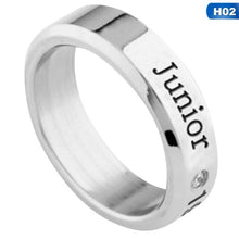 Load image into Gallery viewer, GOT7 Fly Hard Carry JB MARK JR Album Ring Letter Print Jewelry Rings Accessories for Men And Women Female Male Boy Girl Ring
