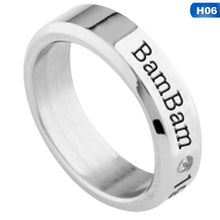 Load image into Gallery viewer, GOT7 Fly Hard Carry JB MARK JR Album Ring Letter Print Jewelry Rings Accessories for Men And Women Female Male Boy Girl Ring

