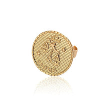 Load image into Gallery viewer, Flatfoosie 2020 Gold Constellation Rings For Women Girl Fashion Celestial Horoscope Female Couple Ring Charm Jewelry Accessories
