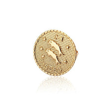 Load image into Gallery viewer, Flatfoosie 2020 Gold Constellation Rings For Women Girl Fashion Celestial Horoscope Female Couple Ring Charm Jewelry Accessories
